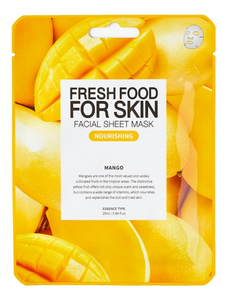 Fresh Food For Skin Facial Sheet Mask (Mango) Nourishing 25 ml