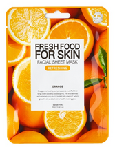 Laden Sie das Bild in den Galerie-Viewer, Fresh Food For Skin Facial Sheet Mask (Orange) Refreshing 25 ml
