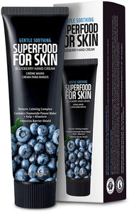 Superfood Hand Cream (Blueberry) Gentle Soothing 75 ml