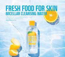 Laden Sie das Bild in den Galerie-Viewer, Fresh Food For Skin Micellar Cleansing Water (Orange) 300 ml NORMALE HAUT
