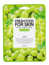 Laden Sie das Bild in den Galerie-Viewer, Fresh Food For Skin Facial Sheet Mask (Grape) Moisturizing 25 ml
