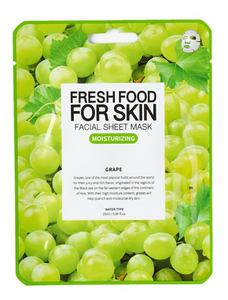 Fresh Food For Skin Facial Sheet Mask (Grape) Moisturizing 25 ml