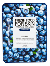 Laden Sie das Bild in den Galerie-Viewer, Fresh Food For Skin Facial Sheet Mask (Blueberry) Energizing 25 ml
