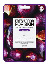 Load image into Gallery viewer, Fresh Food For Skin Facial Sheet Mask (Fig) Purifying 25 ml
