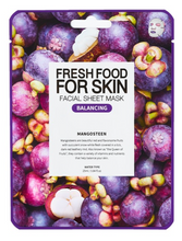 Laden Sie das Bild in den Galerie-Viewer, Fresh Food For Skin Facial Sheet Mask (Mangosteen) Balancing 25 ml
