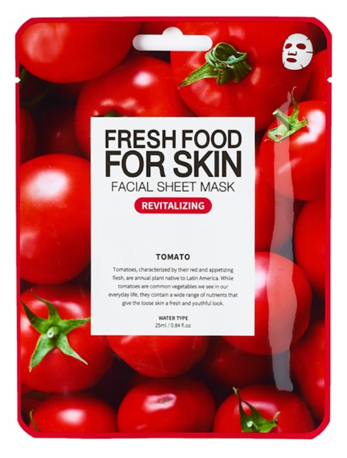Fresh Food For Skin Facial Sheet Mask (Tomato) Revitalizing 25 ml