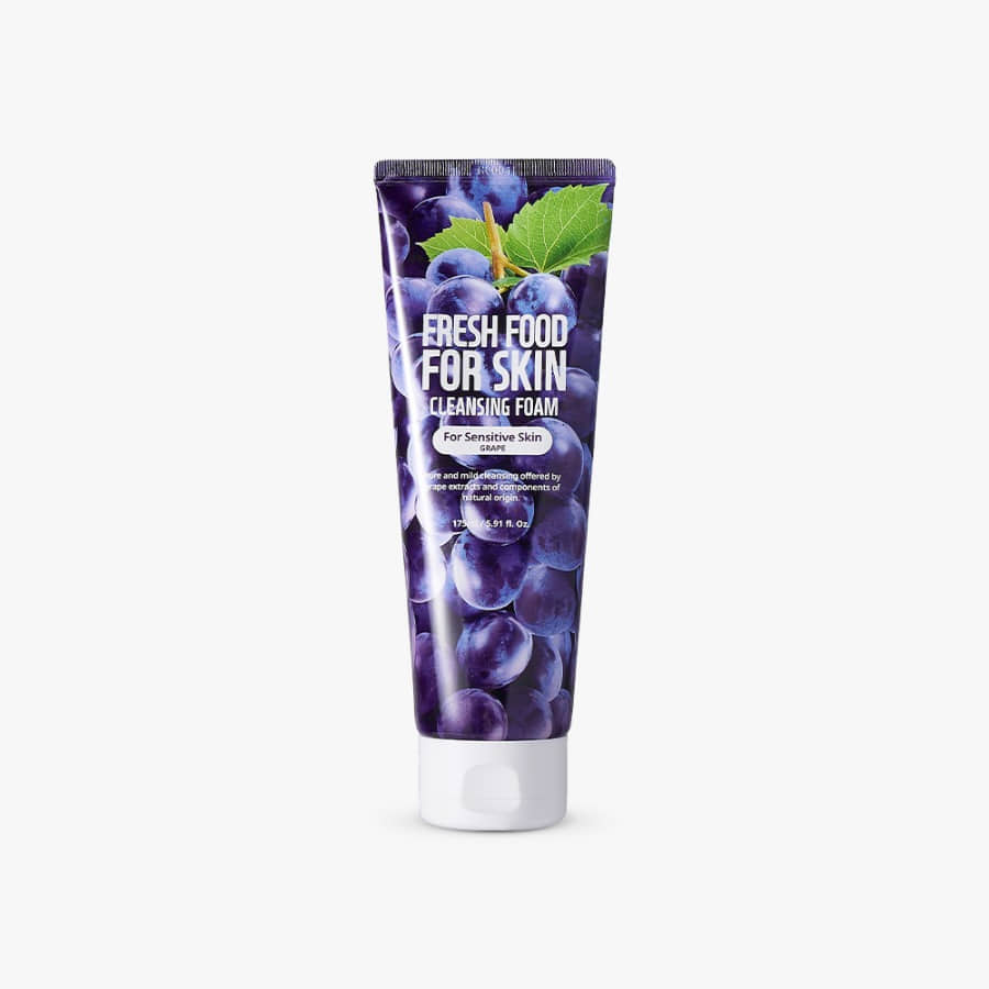 Fresh Food For Skin Cleansing Foam (Grape) 175 ml  EMPFINDLICHE HAUT