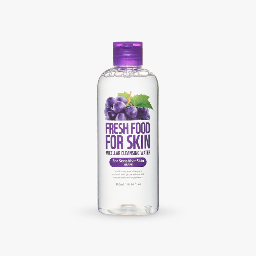 Fresh Food For Skin Micellar Cleansing Water (Grape) 300 ml EMPFINDLICHE HAUT