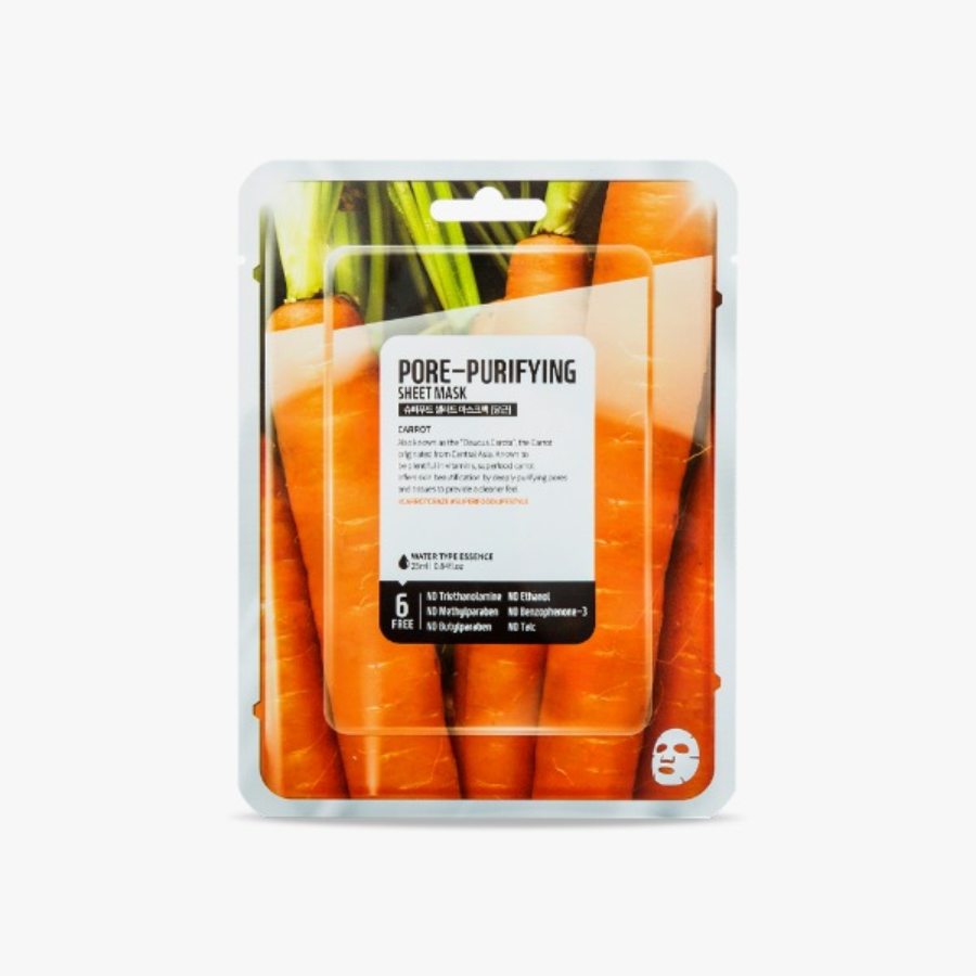 Superfood Facial Sheet Mask (Carrot) Pore-Purifying