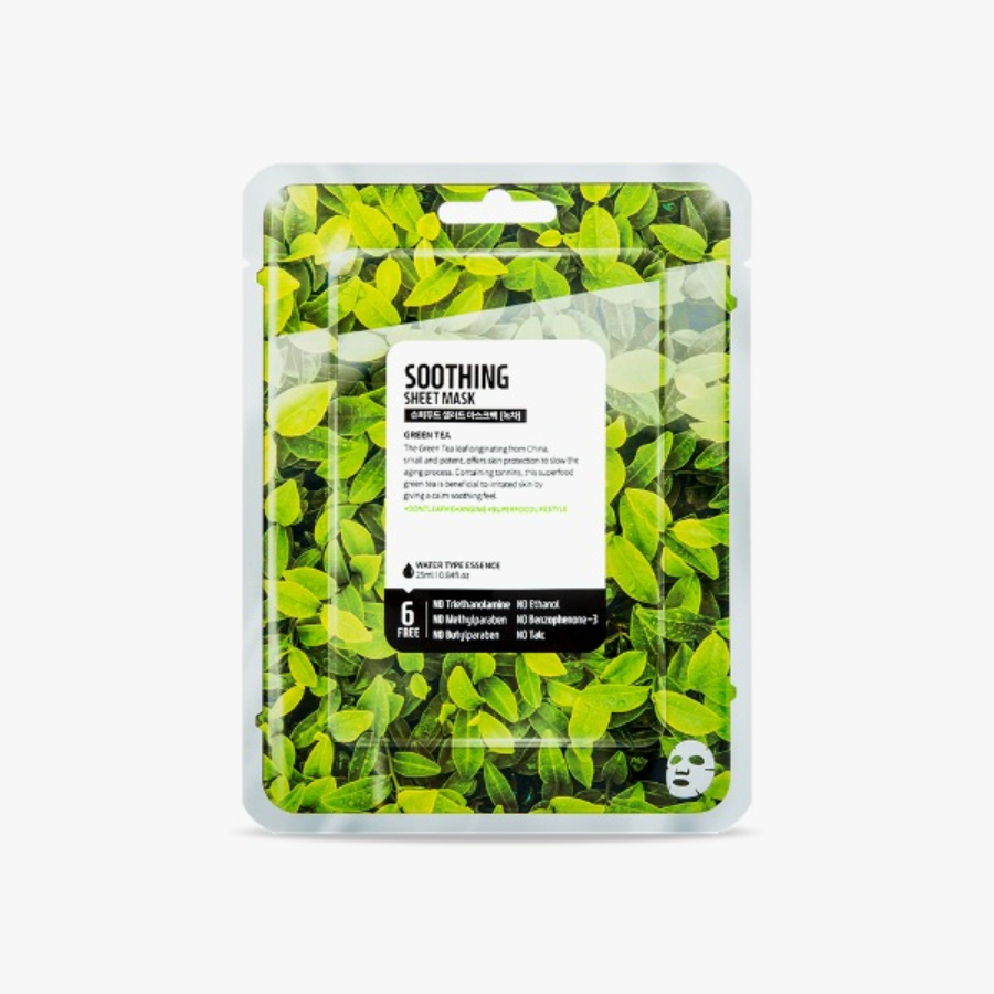 Superfood Facial Sheet Mask (Green Tea) Soothing